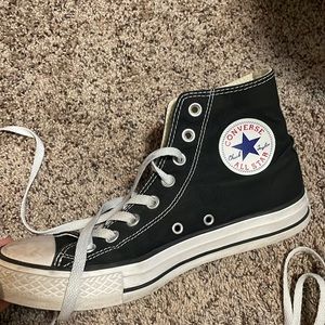 black high top converse